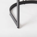 Hollyfield II Gray Fabric Seat W Gray Metal Base Bar Stool - Default Title