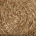 Allium Brown Handwoven Wool Cylindrical Pouf - Default Title