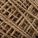 Allium Brown Handwoven Wool Cylindrical Pouf - Default Title