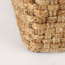 Aylin 165 Square Brown Jute Pouf - Default Title