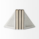 Sophia 80L x 60W x 70H Marble Set Of Two Bookends - Default Title