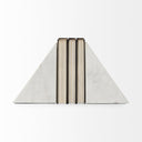 Sophia 80L x 60W x 70H Marble Set Of Two Bookends - Default Title