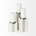 Sophia 55L x 35W x 105H Marble Candle Holder Large - Default Title