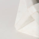 Sophia 55 L x 55 W x 85 H White Marble Decor Stand - Default Title