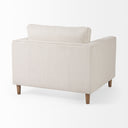 Loretta 407L x 362W x 339H Cream Fabric Chair W Two Bolster Cushions - Default Title