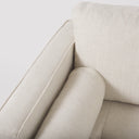 Loretta 407L x 362W x 339H Cream Fabric Chair W Two Bolster Cushions - Default Title