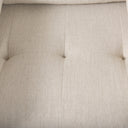 Loretta 407L x 362W x 339H Cream Fabric Chair W Two Bolster Cushions - Default Title