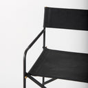 Direttore 193L x 193W x 402H Black Leather WBlack Frame Counter Stool - Default Title