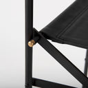 Direttore 193L x 193W x 402H Black Leather WBlack Frame Counter Stool - Default Title