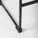 Direttore 193L x 193W x 402H Black Leather WBlack Frame Counter Stool - Default Title
