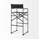 Direttore 193L x 193W x 441H Black Leather Seat WBlack Iron Frame Bar Stool - Default Title
