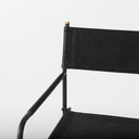 Direttore 193L x 193W x 441H Black Leather Seat WBlack Iron Frame Bar Stool - Default Title