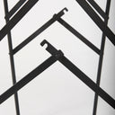 Direttore 193L x 193W x 441H Brown Leather Seat WBlack Iron Frame Bar Stool - Default Title
