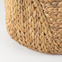 Sivan 197L x 197W x 236H Set of 3 Light Brown Water Hyacinth Round Basket W Handles - Default Title