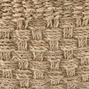 Emra 173L x 118W x 79H Set of 3 Light Brown Seagrass Rectangular Basket W Handles - Default Title