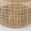 Nova 150L x 150W x 94H Set of 2 Light Brown Seagrass Woven Round Basket W Long Handle - Default Title