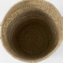 Bradley 181L x 181W x 160H Set of 2 Light Brown WStriped Seagrass Basket W Handles - Default Title