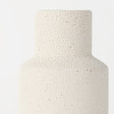 Salar 45L x 45W x 110H Cream Gourd Style Crackled Ceramic Vase - Default Title