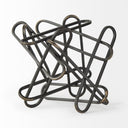 Henderson 122L x 91W x 91H Black Metal Paperclip Decorative Object - Default Title