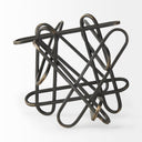 Henderson 122L x 91W x 91H Black Metal Paperclip Decorative Object - Default Title