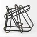 Henderson 122L x 91W x 91H Black Metal Paperclip Decorative Object - Default Title