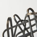Henderson 122L x 91W x 91H Black Metal Paperclip Decorative Object - Default Title