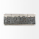 Roxdale 820L x 180W x 290H Acid Wash Metal Sideboard - Default Title