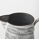 Serena I 8H Small GrayWhite Textured Metal Jug - Default Title