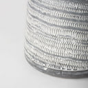 Serena II 112H Large GrayWhite Textured Metal Jug - Default Title