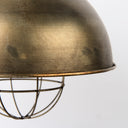 Dawson I 13x135 Silver Toned Metal Dome Pendant Light - Default Title