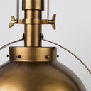 Leighton I 15x20 Gold Toned Metal Spherical Pendant Light - Default Title