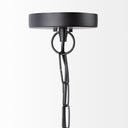 Leighton II 15x20 Black Metal Spherical Pendant Light - Default Title