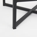Frodo 165L x 165W x 264H Gray Fabric Seat WBlack Iron Frame Counter Stool - Default Title