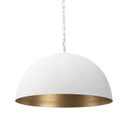 Juniper 24 Round White Dome Pendant Light - Default Title