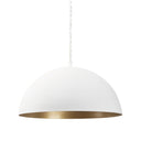 Juniper 36 Round White Dome Pendant Light - Default Title