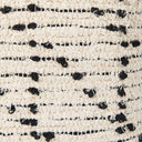 Aarohi 160L x 160W x 160H CreamBlack Cotton Patterned Pouf - Default Title