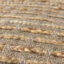 Binita 160L x 160W x 160H GrayBrown Hemp Wool and Cotton Pouf - Default Title