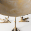 Chadwick II 13L x 13W Gold Metal Webbed Feet Bowl - Default Title