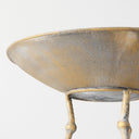 Chadwick II 13L x 13W Gold Metal Webbed Feet Bowl - Default Title