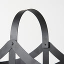 Tyrell Set of 2 23L x 11W 18L x 8W Black Iron Metal Baskets - Default Title