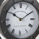 Gaston Gray Metal Circular Table Clock - Default Title