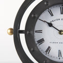 Gaston Gray Metal Circular Table Clock - Default Title