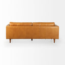 Svend 880L x 380W x 340H Tan Leather Sofa - Default Title