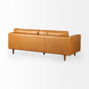 Svend 880L x 380W x 340H Tan Leather Sofa - Default Title