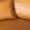 DArcy 111L x 70D x 33H Tan Leather Left Chaise Sectional - Default Title