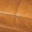 DArcy 111L x 70D x 33H Tan Leather Left Chaise Sectional - Default Title