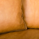 DArcy 111L x 70D x 33H Tan Leather Right Chaise Sectional - Default Title