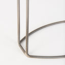 Aurus Matte Gray Metal Table Clock - Default Title