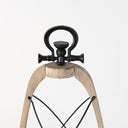 Zain I Small Brown Wooden Vintage Inspired Candle Holder Lantern - Default Title