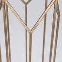 Ivy Large Gold Metal Geometric Cage Candle Holder Lantern - Default Title